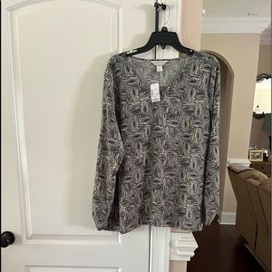 Christopher & Banks new with tags blouse. Size XL.